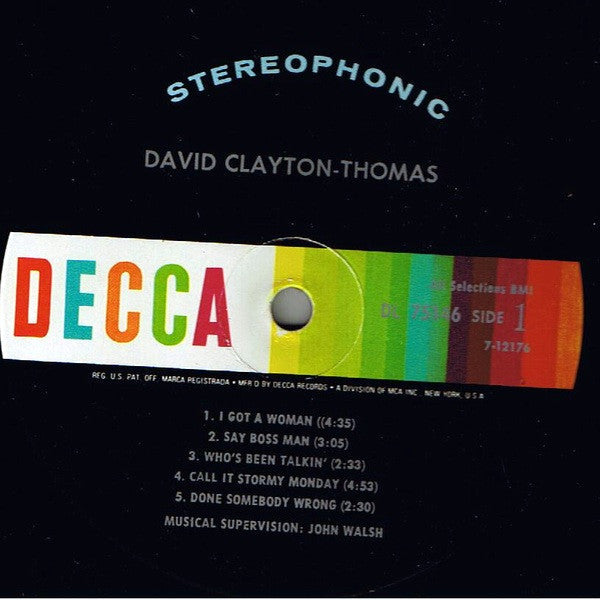 David Clayton-Thomas - David Clayton-Thomas! - LP