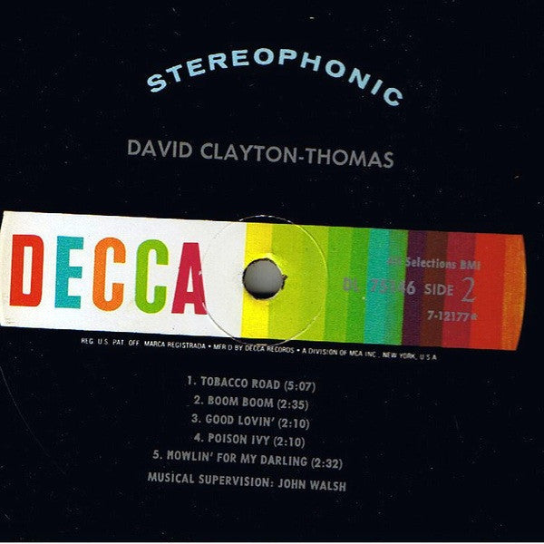 David Clayton-Thomas - David Clayton-Thomas! - LP