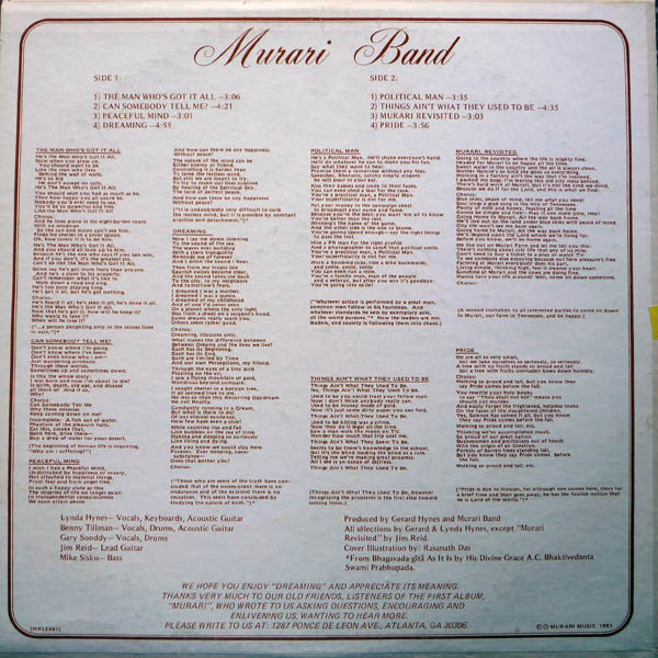 Murari Band - Dreaming - LP