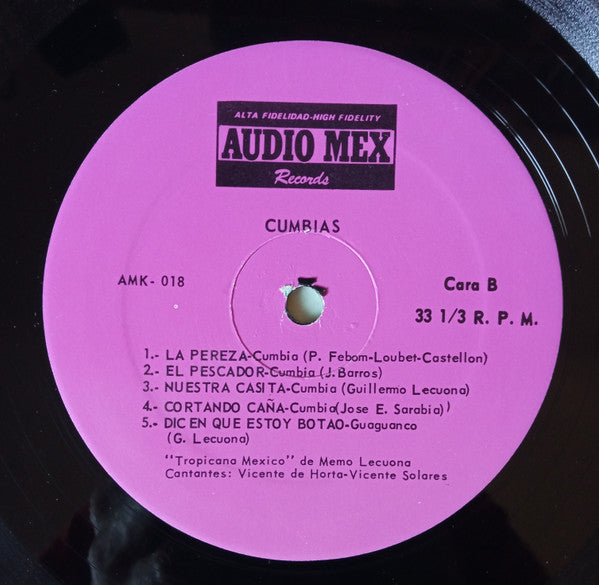 Tropicana Mexico De Memo Lecuona - Cumbias - LP
