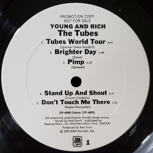 The Tubes - Young And Rich - LP