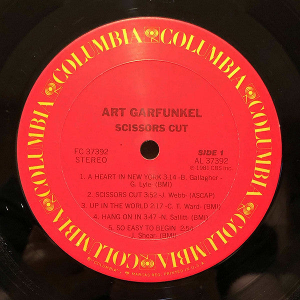 Art Garfunkel - Scissors Cut - LP