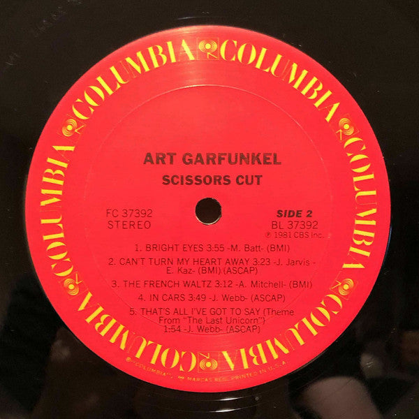Art Garfunkel - Scissors Cut - LP
