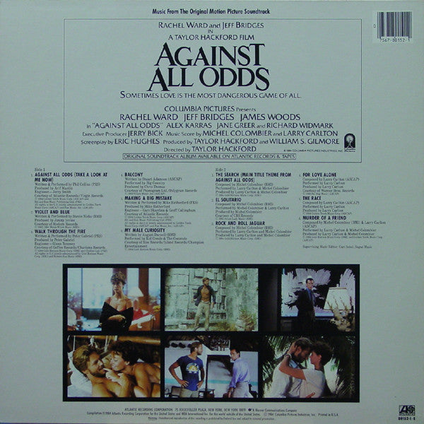 Various - Against All Odds (Music From The Original Motion Picture Soundtrack) - LP