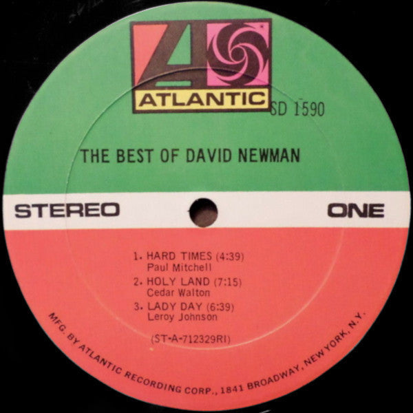 David Newman* - The Best Of David Newman - LP