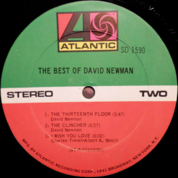 David Newman* - The Best Of David Newman - LP