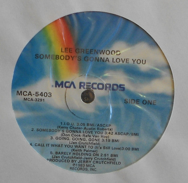 Lee Greenwood - Somebody's Gonna Love You - LP