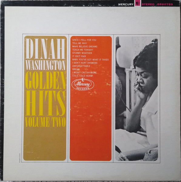 Dinah Washington - Golden Hits / Volume Two - LP