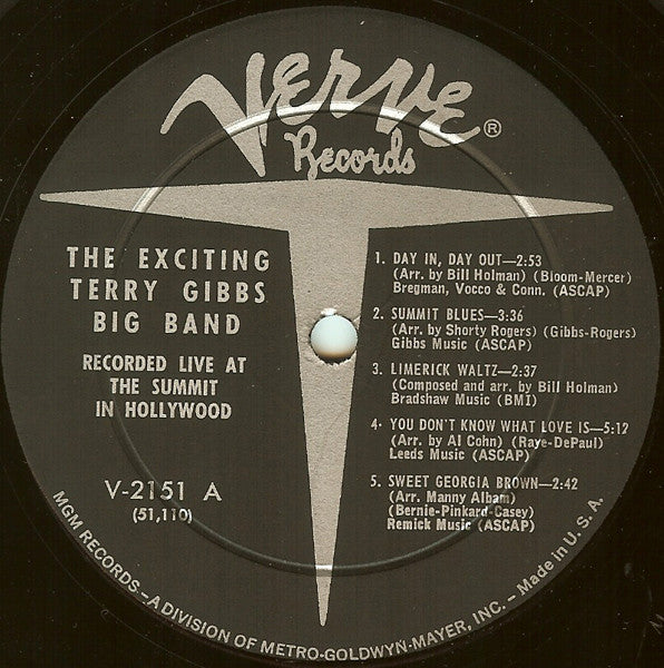 Terry Gibbs Big Band - The Exciting Terry Gibbs Big Band - LP