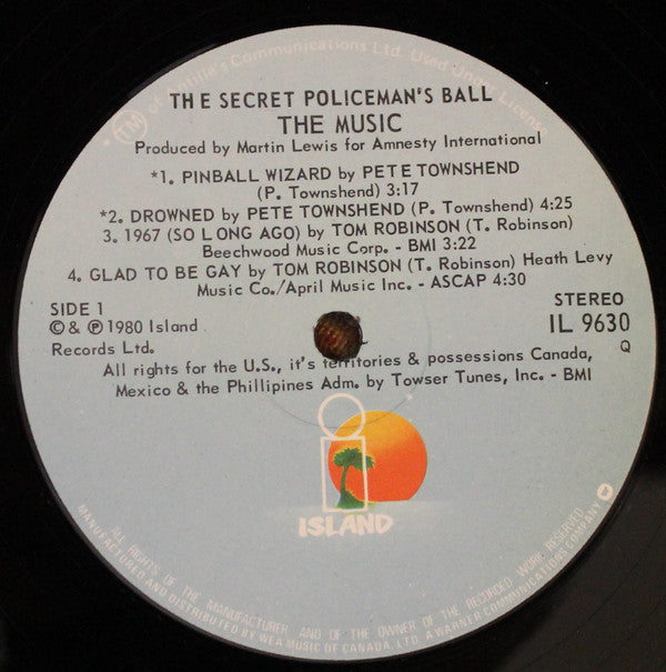 Various - The Secret Policeman's Ball - The Music - LP
