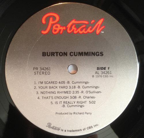 Burton Cummings - Burton Cummings - LP