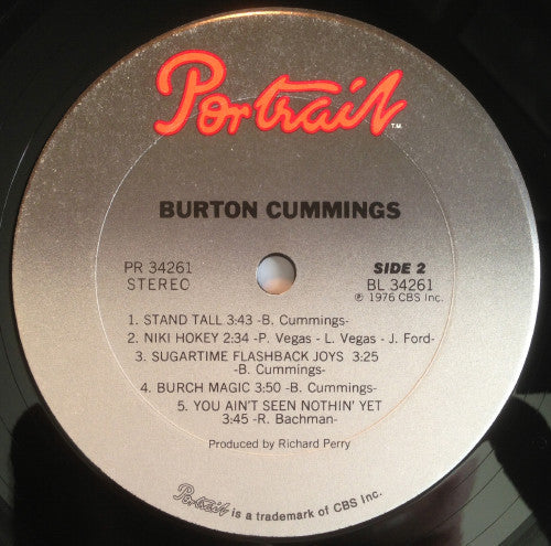 Burton Cummings - Burton Cummings - LP