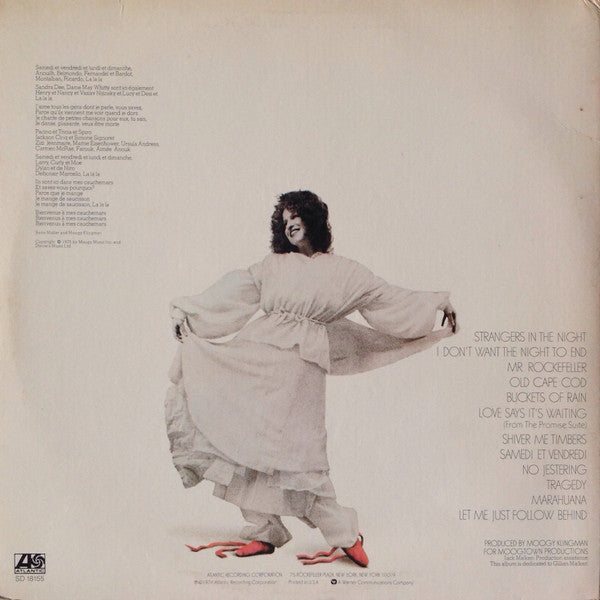 Bette Midler - Songs For The New Depression - LP
