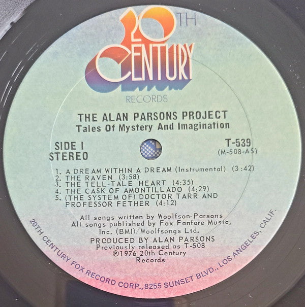The Alan Parsons Project - Tales Of Mystery And Imagination - LP