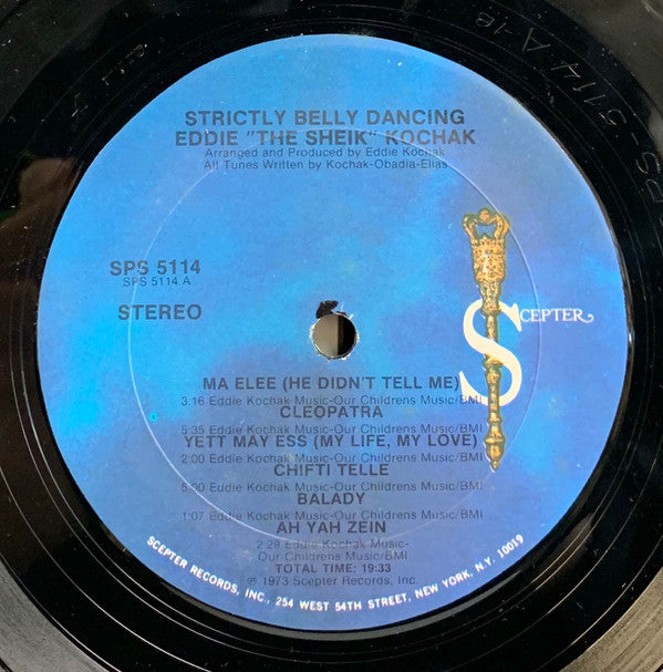 Eddie "The Sheik" Kochak* - Strictly Belly Dancing (Ya Habibi #2) - LP