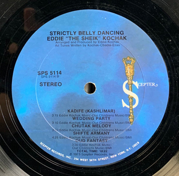 Eddie "The Sheik" Kochak* - Strictly Belly Dancing (Ya Habibi #2) - LP