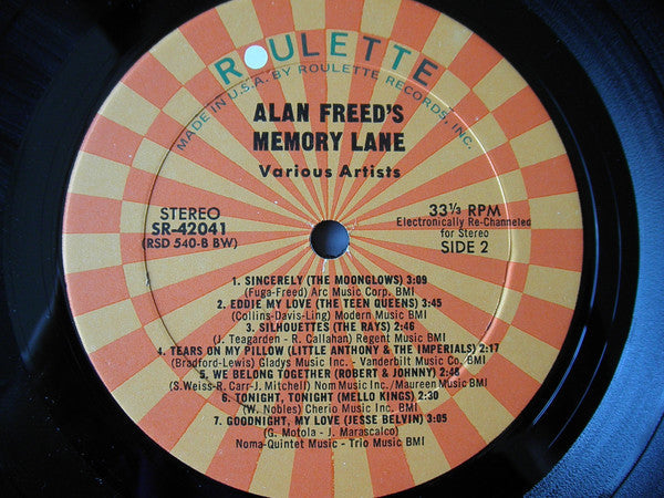 Various - Alan Freed's Memory Lane - LP