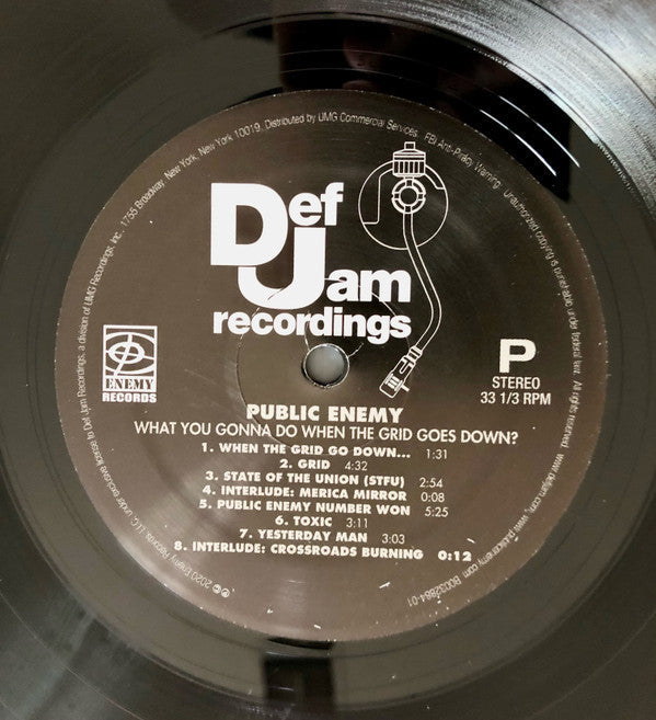 Public Enemy - What You Gonna Do When The Grid Goes Down? - LP