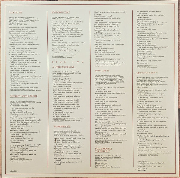 Olivia Newton-John - Totally Hot - LP