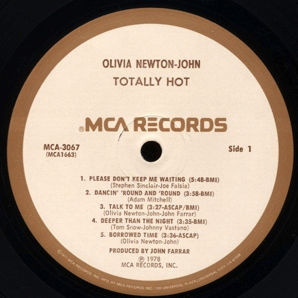 Olivia Newton-John - Totally Hot - LP