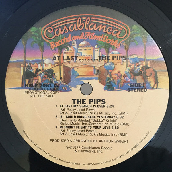 The Pips - At Last... The Pips - LP