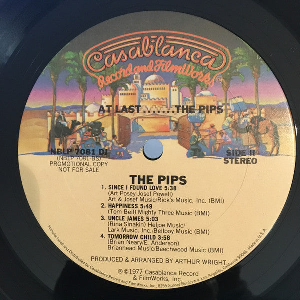 The Pips - At Last... The Pips - LP