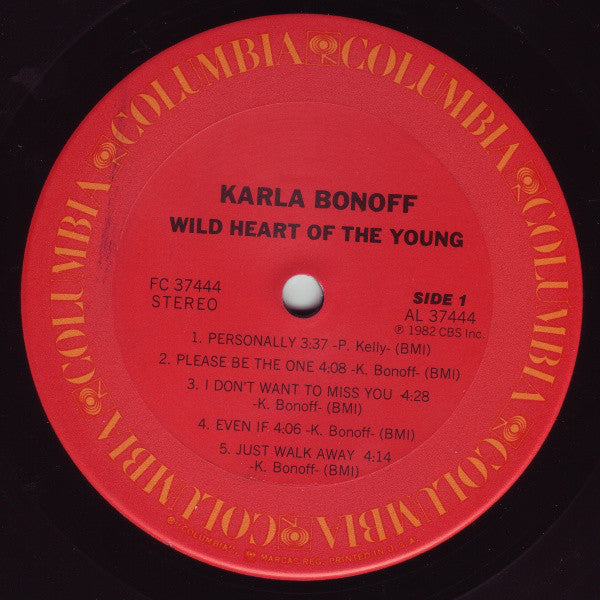 Karla Bonoff - Wild Heart Of The Young - LP