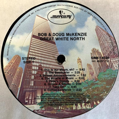 Bob & Doug McKenzie - Great White North - LP
