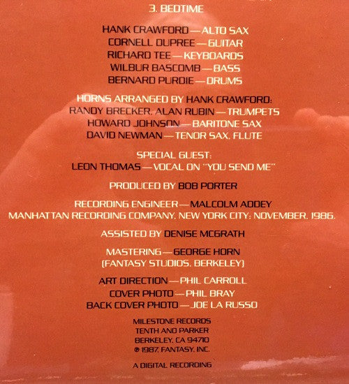 Hank Crawford - Mr. Chips - LP