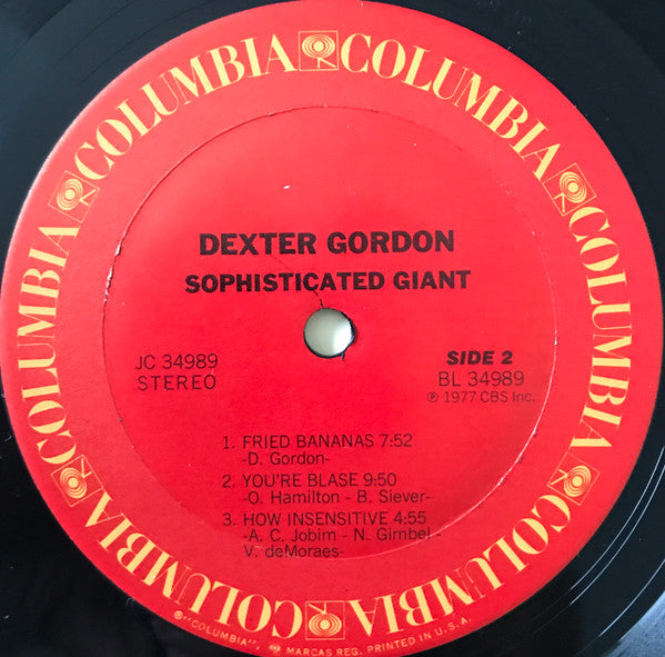 Dexter Gordon - Sophisticated Giant - LP