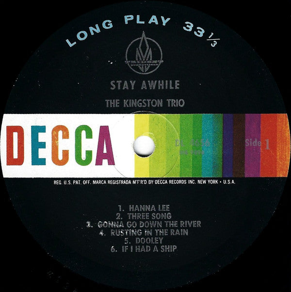 The Kingston Trio* - Stay Awhile - LP