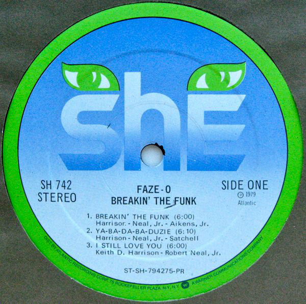 Faze-O - Breakin' The Funk - LP
