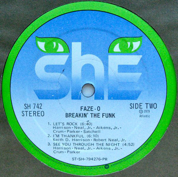 Faze-O - Breakin' The Funk - LP