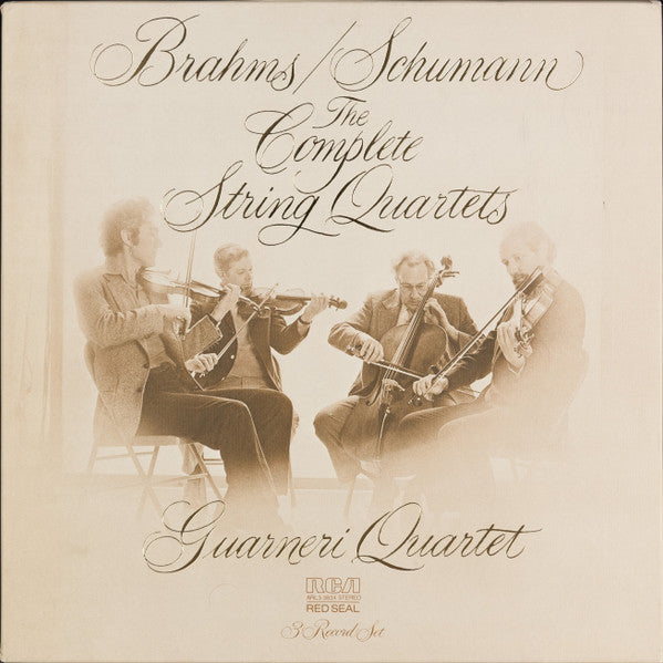 Brahms*, Schumann*, Guarneri Quartet - The Complete String Quartets - LP