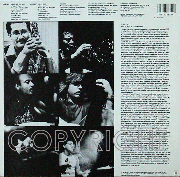 Paquito D'Rivera - Live At Keystone Korner - LP