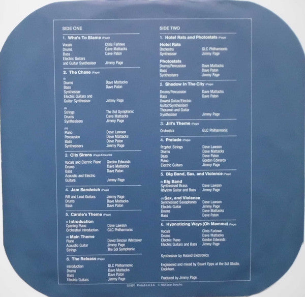 Jimmy Page - Death Wish II (The Original Soundtrack) - LP