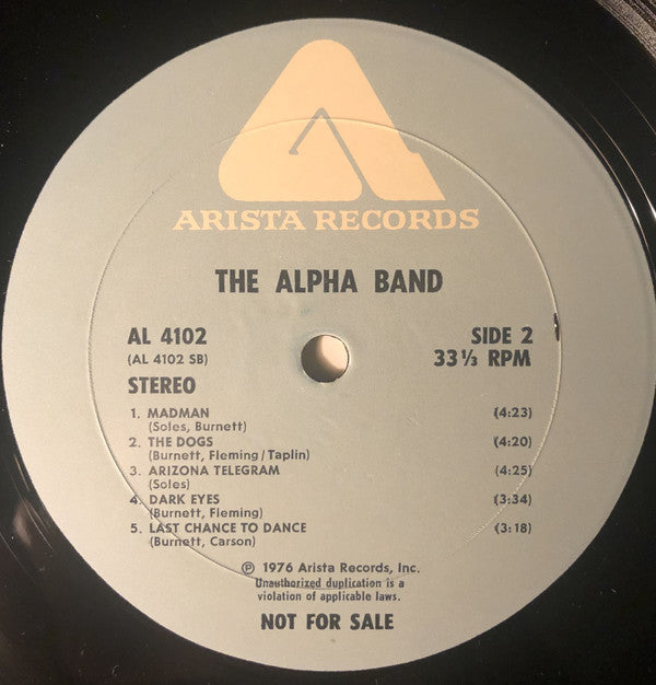 The Alpha Band - The Alpha Band