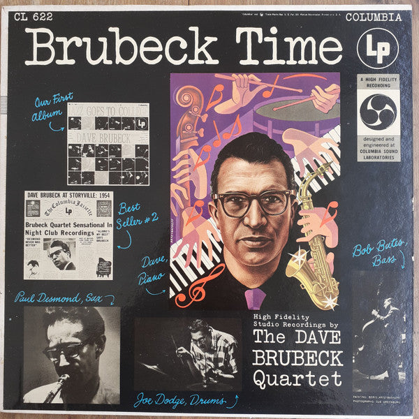 The Dave Brubeck Quartet - Brubeck Time - LP