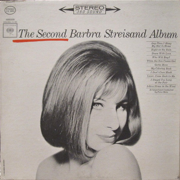 Barbra Streisand - The Second Barbra Streisand Album - LP