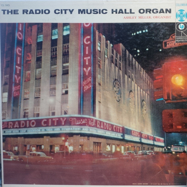 Ashley Miller - The Radio City Music Hall Organ - LP