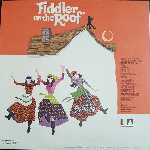 John Williams , Isaac Stern - Fiddler On The Roof (Original Motion Picture Soundtrack Recording) - LP