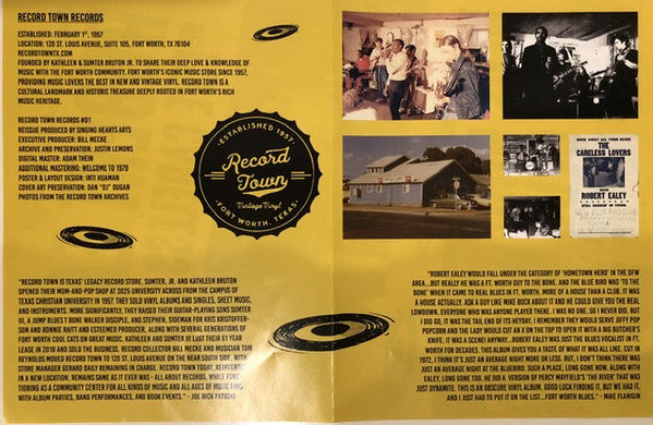 Robert Ealey And His The Five Careless Lovers - Live At The New Blue Bird Nite Club - LP  NOT NUMBERED