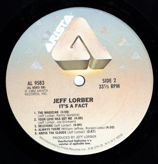 Jeff Lorber - It's A Fact - LP