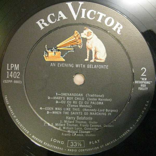 Harry Belafonte - An Evening With Belafonte - LP