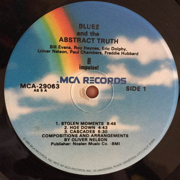 Oliver Nelson - The Blues And The Abstract Truth - LP