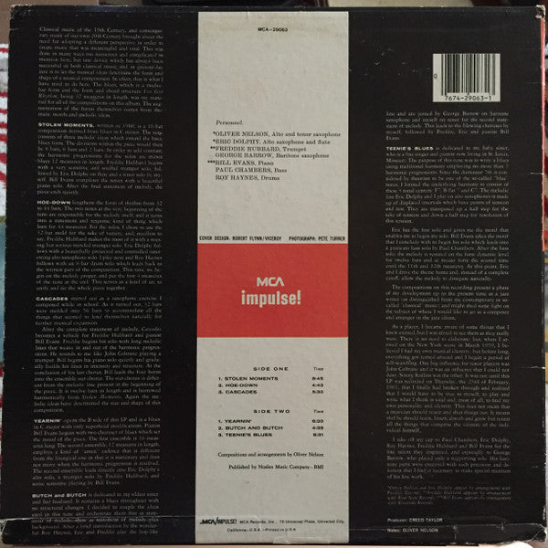 Oliver Nelson - The Blues And The Abstract Truth - LP