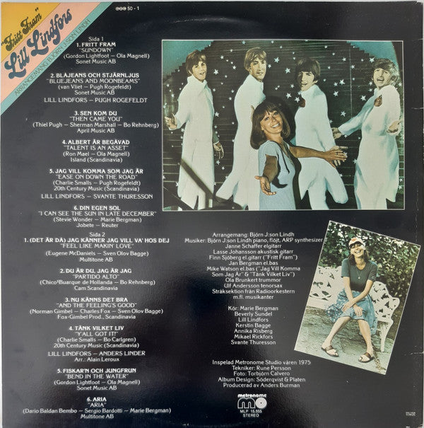Lill Lindfors - Fritt Fram - LP