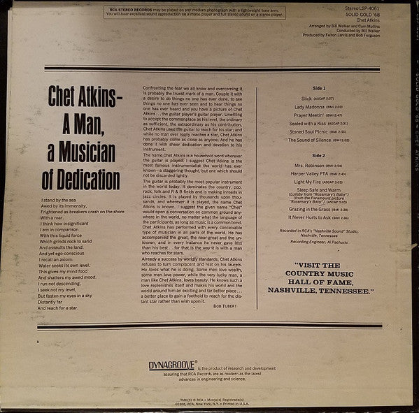 Chet Atkins - Solid Gold '68 - LP