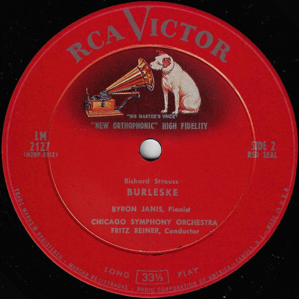 Strauss*, Rachmaninoff*, Byron Janis, Fritz Reiner, Chicago Symphony* - Burleske / Concerto No. 1 - LP