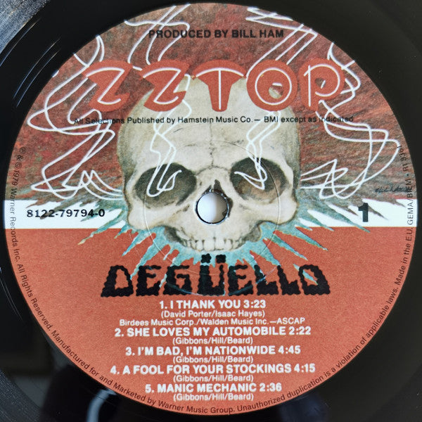 ZZ Top - Degüello - LP